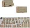 Hängeschrank Fame-Line Eiche Paneel 60 cm Flach Vicco Bild 5