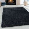 Hochflor Teppich Francesca Läufer - 60x110 cm - Anthrazit Bild 2