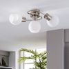 Lindby Deckenleuchten Ciala, Glas Alu IP20, 3 x 5 W LED Bild 2