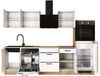 Flex-Well Küche ROMEO & JULIA, im Landhaus-Stil, Breite 280 cm, wahlweise mit E-Geräten und Spüle in edelstahl oder schwarz Bild 3