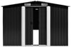 vidaXL Gerätehaus Anthrazit 257x779x181 cm Verzinkter Stahl 47034 Bild 3