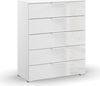 rauch Schubkastenkommode Skat Meridian Kommode Sideboard Wäscheschrank, mit 5 Schubladen mit Glasfront in elegantem Design Bild 5