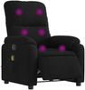 vidaXL Massagesessel Elektrisch Schwarz Mikrofasergewebe 3204925 Bild 3