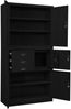 vidaXL Büroschrank Schwarz 90 x 40 x 180 cm Stahl [336415] Bild 5