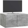 vidaXL Wandmontierter TV-Schrank Betongrau 59,5 x 41 x 30 cm 898508 Bild 3
