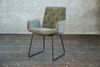KAWOLA Stuhl NEW CHARME Esszimmersessel Cord olivgrün 87 x 66 x 59 cm Bild 2