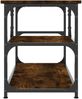 vidaXL TV-Schrank Räuchereiche 103x38x46,5 cm Holzwerkstoff und Stahl 831825 Bild 5