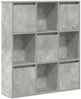 vidaXL Bücherregal Betongrau 89x24x101,5 cm Holzwerkstoff 860403 Bild 2
