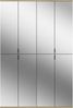 Garderobenschrank mit Spiegel Line-Up in Eiche 122 x 193 cm Bild 5