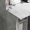 vidaXL Schreibtisch Beton Grau 71.5 x 31.5 x 106.5 cm Holzwerkstoff 869485 Bild 4