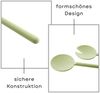 Cofi Salatbesteck 2-teilig – Salatlöffel & Salatgabel im Set – spülmaschinengeeignet Made in Germany, 29 cm lang Grün Bild 4