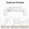 Nettlife Deckenstrahler 1/2/3/4 Flammig GU10, LED wechselbar, Warmweiß, Schwenkbar Flurlampe Metall für Schlafzimmer Küche Büro Bild 2