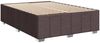 vidaXL Boxspringbett mit Matratze Dunkelbraun 140x200 cm Stoff 3285480 Bild 5