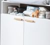 Trendteam 'Mats' 3-tlg. Babyzimmer-Set, weiß, aus Bett 70x140, 3-trg. Kleiderschrank und Wickelkommode Bild 4