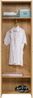 Kleiderschrank, Saphir Eiche Dekor, 60x180x34 cm Bild 5