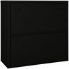 vidaXL Schrank mit Schiebetür Schwarz 90x40x90 cm Stahl 335956 Bild 4