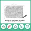 PHOGARY 6 Waschlappen Coral Fleece 13x20cm Grau Makeup-Entferner Handschuhe Bild 3