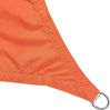 Lumaland Sonnensegel Rechteckig | 2 x 3 Meter | Wasserfester Sonnenschutz inkl. Befestigungsseile | Terrasse, Garten & Balkon Schattenspender aus Polyester (160 g/m²) mit UV Schutz 30+ [Orange] Bild 2
