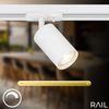 Briloner Leuchten LED Deckenleuchte 8009066B, LED wechselbar, 2700K - Extra-Warmweiß, Schienensystem Rail 2,25 m Weiß max. 9W Decke Wohnzimmer Büro Küche Bild 3