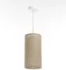 BPS Koncept 0T0-016-15w20 Hängeleuchte BOHO ELEGANT E27 1x40W Hanf natürlich auf PVC-Kunststoff beige H:102cm Ø15cm dimmbar Bild 4