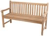Gartenbank Solo aus Teak, B-Grade, naturbelassen Bild 4
