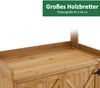 MCombo Holz Pflanztisch outdoor wetterfest, Gärtnertisch Blumentisch mit Arbeitsplatte, für Garten Balkon und Terrasse, Natürlich, 0439 Bild 3