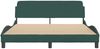 vidaXL Bettgestell "Dover" Dunkelgrün 160x200 cm Samt 373215 Bild 4