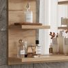 Badspiegelschrank Wilbur Goldkraft Eiche 58.8 x 50 cm mit Regalen Vicco Bild 4