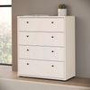 Schubkastenkommode >TEMPRA2< in Sand - 73,7x85,5x34,8cm (BxHxT) Bild 2