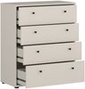 Schubkastenkommode >TEMPRA2< in Sand - 73,7x85,5x34,8cm (BxHxT) Bild 4