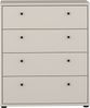Schubkastenkommode >TEMPRA2< in Sand - 73,7x85,5x34,8cm (BxHxT) Bild 3