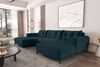 99rooms Massimo Wohnlandschaft Cordstoff POSO Blau mit Schlaffunktion Bild 2