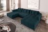 99rooms Massimo Wohnlandschaft Cordstoff POSO Blau mit Schlaffunktion Bild 4