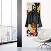 Queence Garderobe - "Ronka" Druck auf hochwertigem Arcylglas inkl. Edelstahlhaken und Aufhängung, Format: 50x120cm Bild 2