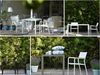 Aria Outdoor-Tisch 160 x 80 x 75 weiß Bild 3