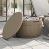 vidaXL 3-in-1 Gartenbox Hellbraun Polypropylen 364162 Bild 3