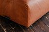 KAWOLA Sitzelement MIA Hocker Lederfaserstoff cognac 47 x 84 x 117 cm Bild 4