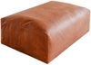 KAWOLA Sitzelement MIA Hocker Lederfaserstoff cognac 47 x 84 x 117 cm Bild 3