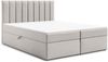 AX LIVING Boxspringbett Bursa 140x200 Beige mit Topper Bettkasten Komfortbett Bild 2