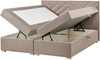 Boxspringbett mit Stauraum Stoff ESQUIRE 180 x 200 cm Taupe Bild 5