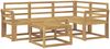 vidaXL Outdoor-Sofagarnitur 5 pcs Weiß 59 x 59 x 37 cm 3387593 Bild 2