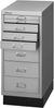 Bisley MultiDrawer™, 29er Serie mit Sockel, DIN A4, 8 Schubladen, Farbe silber Bild 4