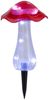 Light & More LED Solarleuchte Pilz rot Bild 2