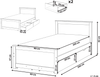 Bett mit 2 Schubladen DAUPHIN Kiefernholz Hellbraun 90 x 200 cm Bild 2