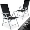 tectake Gartenstuhl 2er Set Gartenstuhl (2er Set, 2 St), klappbar Bild 4