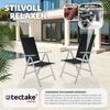 tectake Gartenstuhl 2er Set Gartenstuhl (2er Set, 2 St), klappbar Bild 3