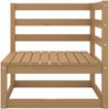 vidaXL Garten-Ecksofa mit Creme Kissen Massivholz Kiefer 805718 Bild 4