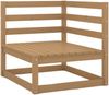 vidaXL Garten-Ecksofa mit Creme Kissen Massivholz Kiefer 805718 Bild 3