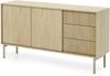 AX LIVING Sideboard Trentinis 153 2T3S Kommode mit Türen 153,5cm Braun Bild 5