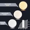 ZMH LED Deckenleuchte Weiß ∅37cm Dimmbar warmweiß-kaltweiß Schlafzimmerlampe Bild 2